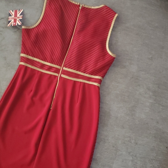 Red & Gold Dress - Picture 3 of 6
